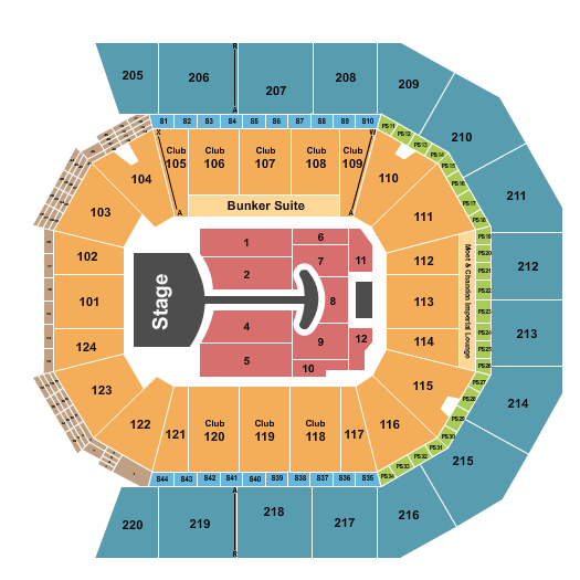 Moody Center ATX Lady Gaga Seating Chart